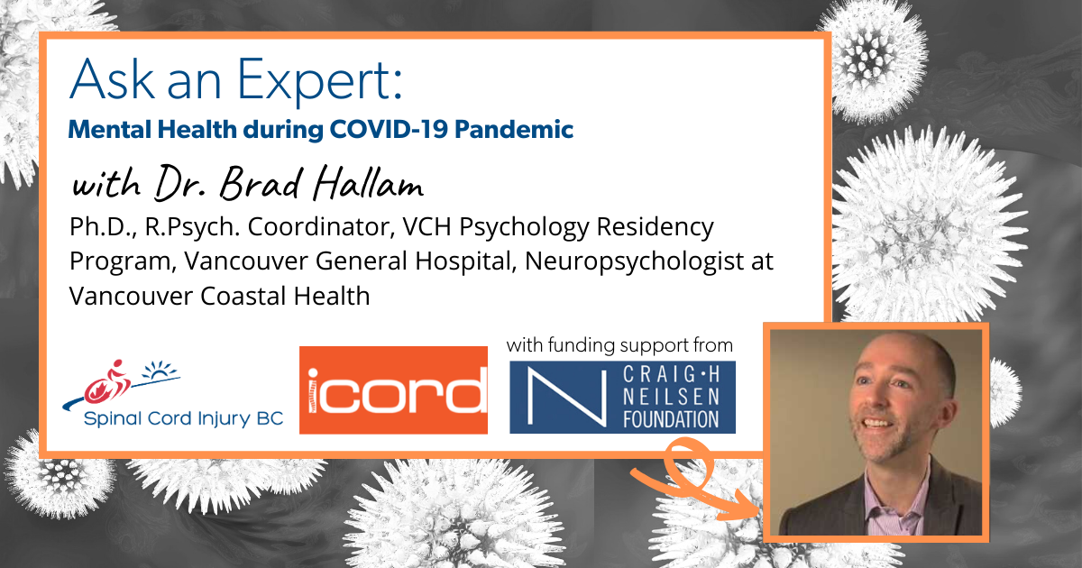 Ask an Expert Mental Health during COVID19 Pandemic Spinal Cord