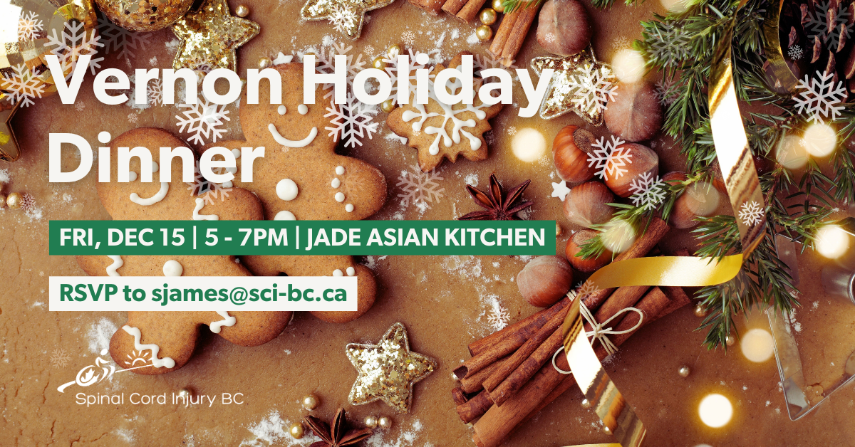Vernon Holiday Dinner Spinal Cord Injury BC