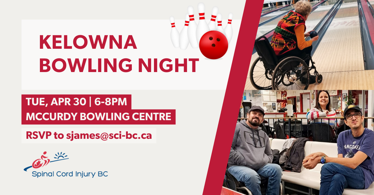 Kelowna Bowling Night Spinal Cord Injury BC