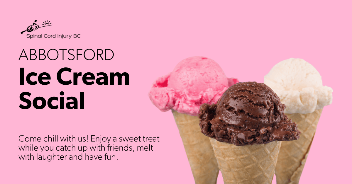 Abbotsford Ice Cream Social Spinal Cord Injury BC