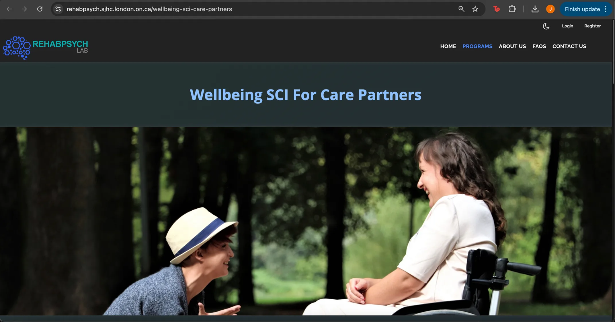 Caring For Our SCI Care Partners Through Online-based Wellbeing Program