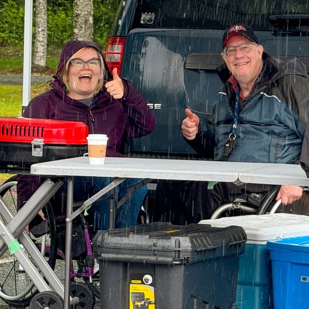 PeerSAY: Wheeling in Wet Weather